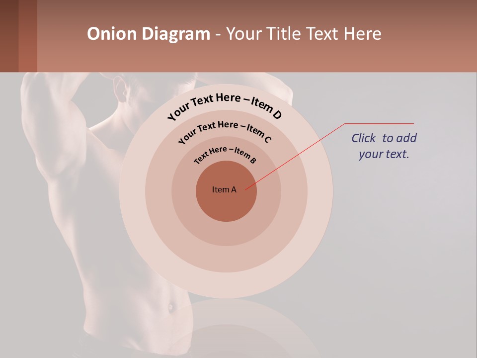 Gorgeous Muscular Torso PowerPoint Template