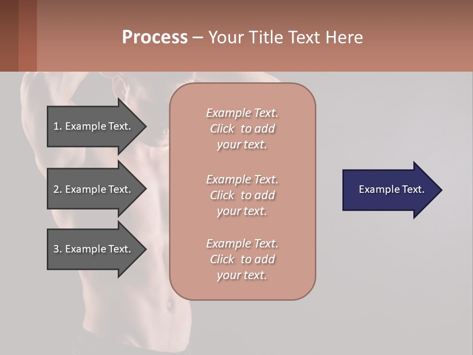 Gorgeous Muscular Torso PowerPoint Template