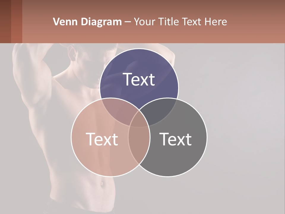 Gorgeous Muscular Torso PowerPoint Template