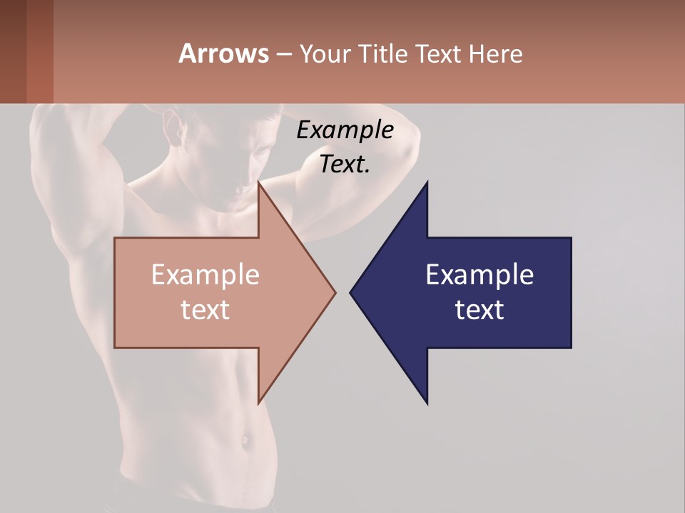 Gorgeous Muscular Torso PowerPoint Template