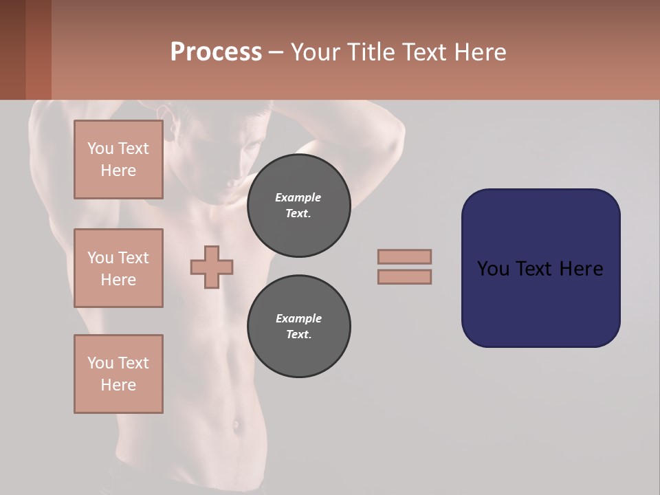 Gorgeous Muscular Torso PowerPoint Template