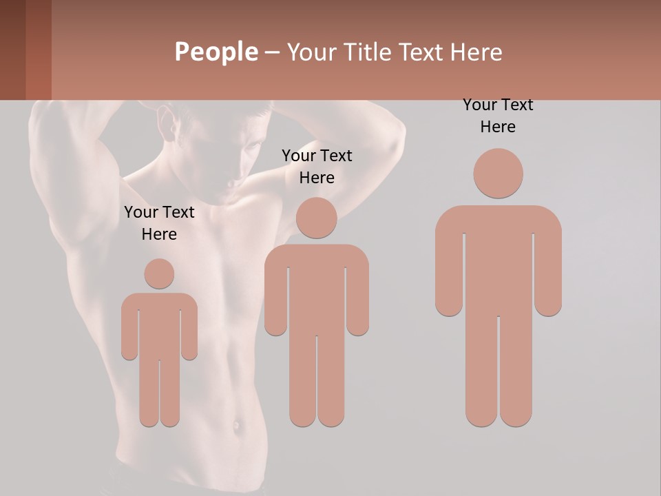 Gorgeous Muscular Torso PowerPoint Template