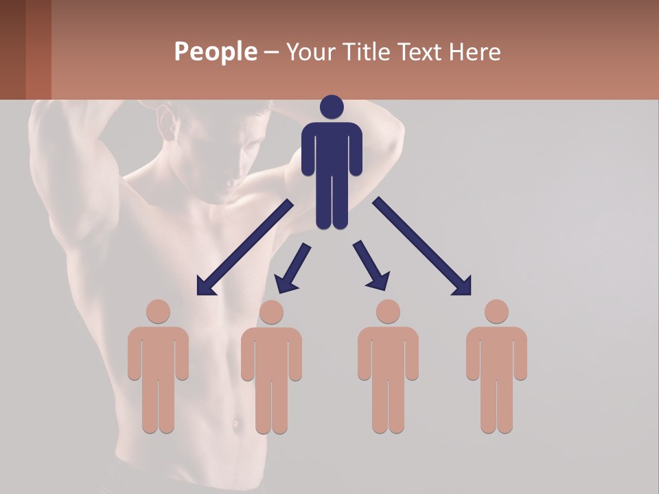 Gorgeous Muscular Torso PowerPoint Template