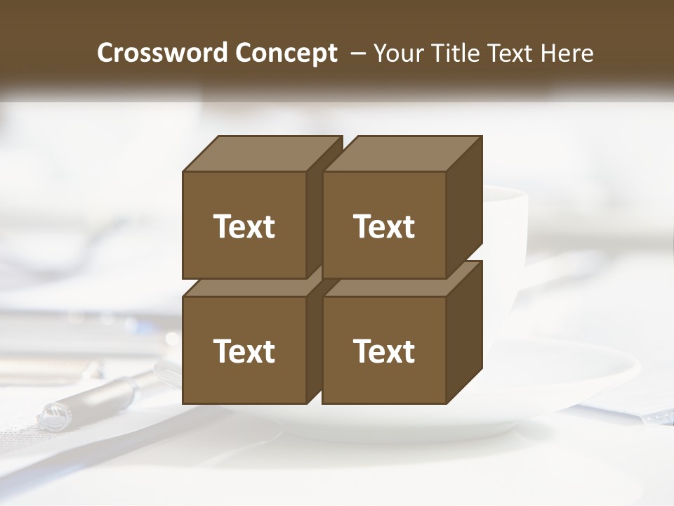 Drink Paper Business PowerPoint Template