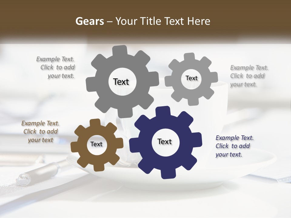 Drink Paper Business PowerPoint Template