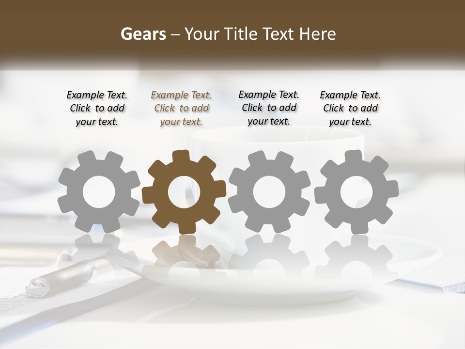 Drink Paper Business PowerPoint Template