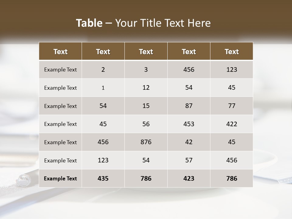 Drink Paper Business PowerPoint Template