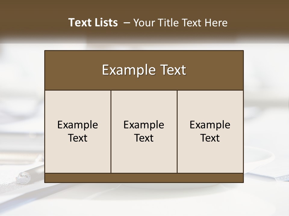 Drink Paper Business PowerPoint Template