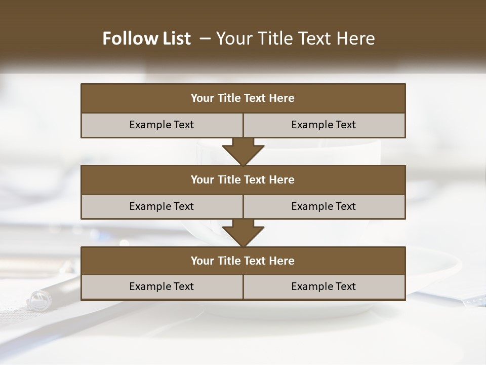 Drink Paper Business PowerPoint Template