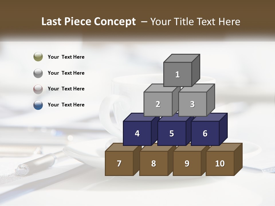 Drink Paper Business PowerPoint Template