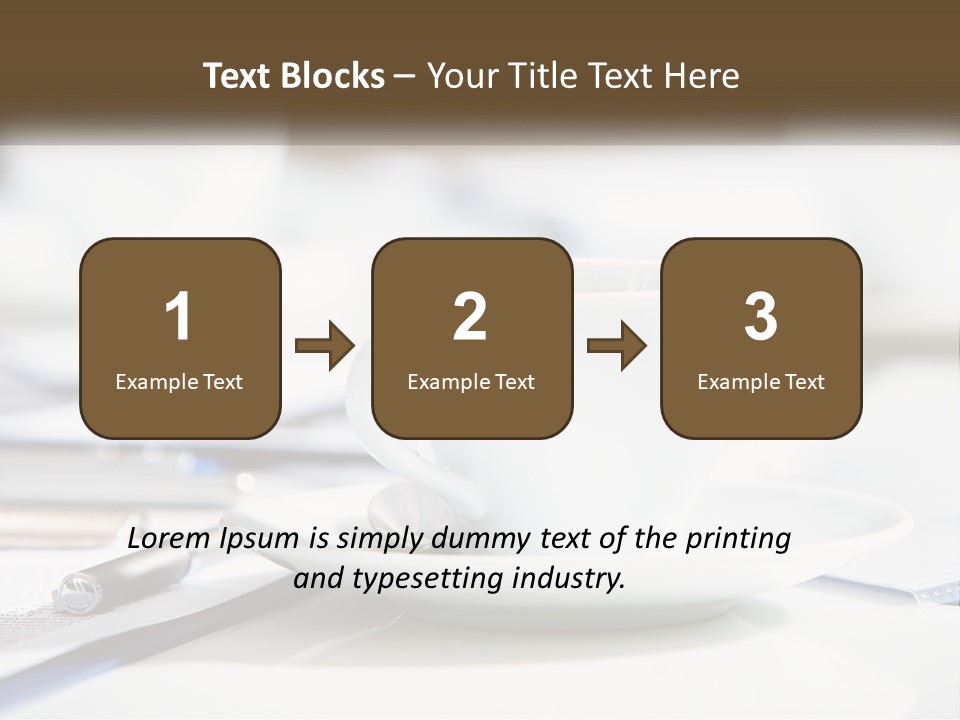Drink Paper Business PowerPoint Template