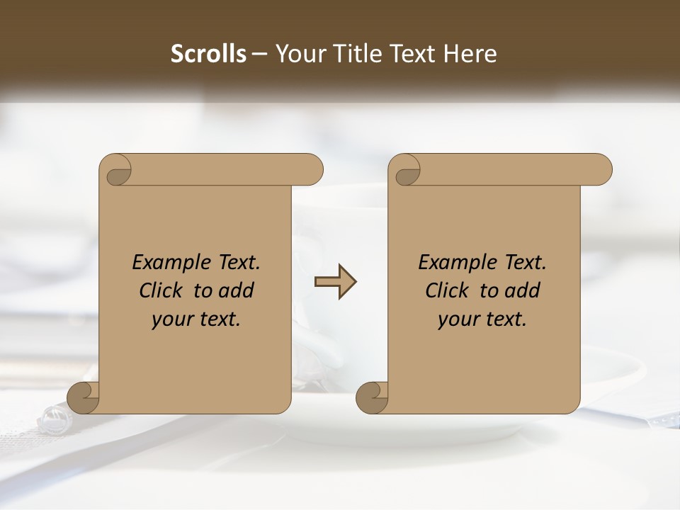 Drink Paper Business PowerPoint Template