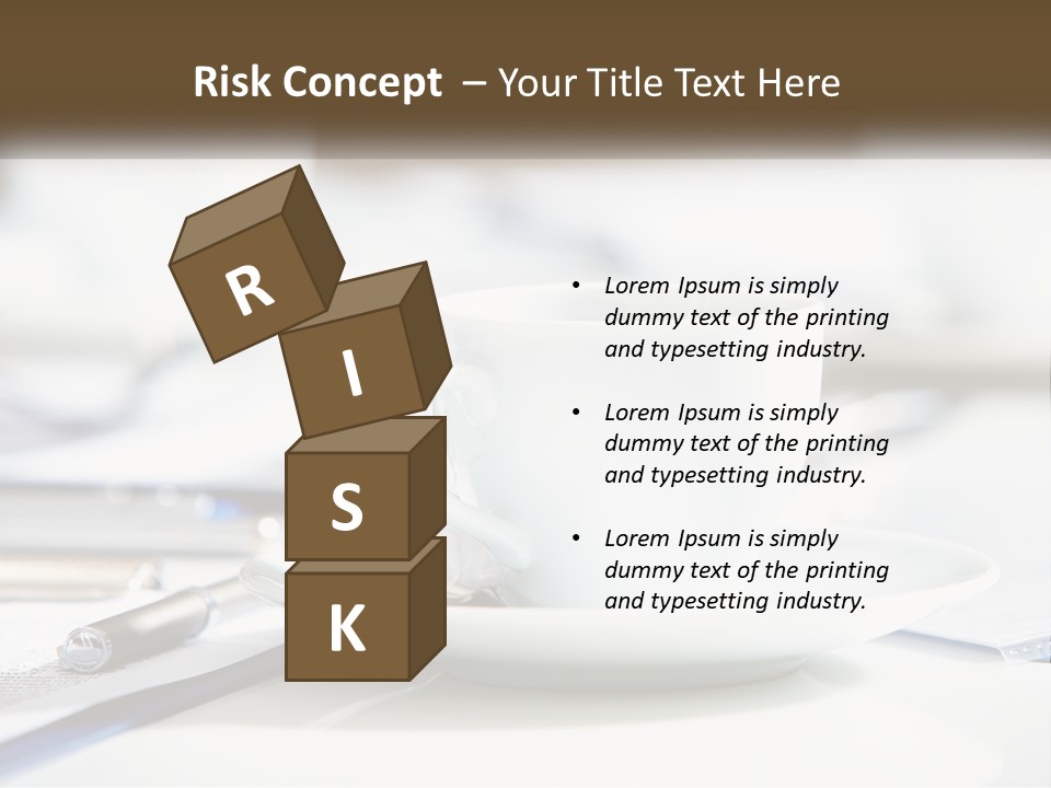 Drink Paper Business PowerPoint Template