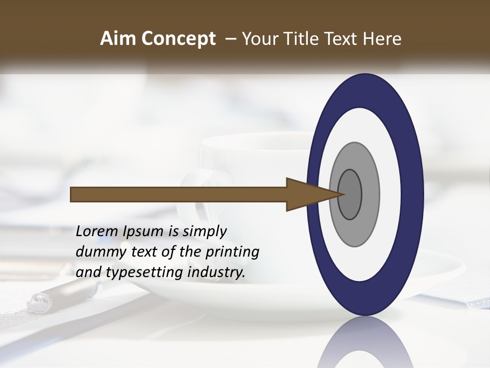 Drink Paper Business PowerPoint Template