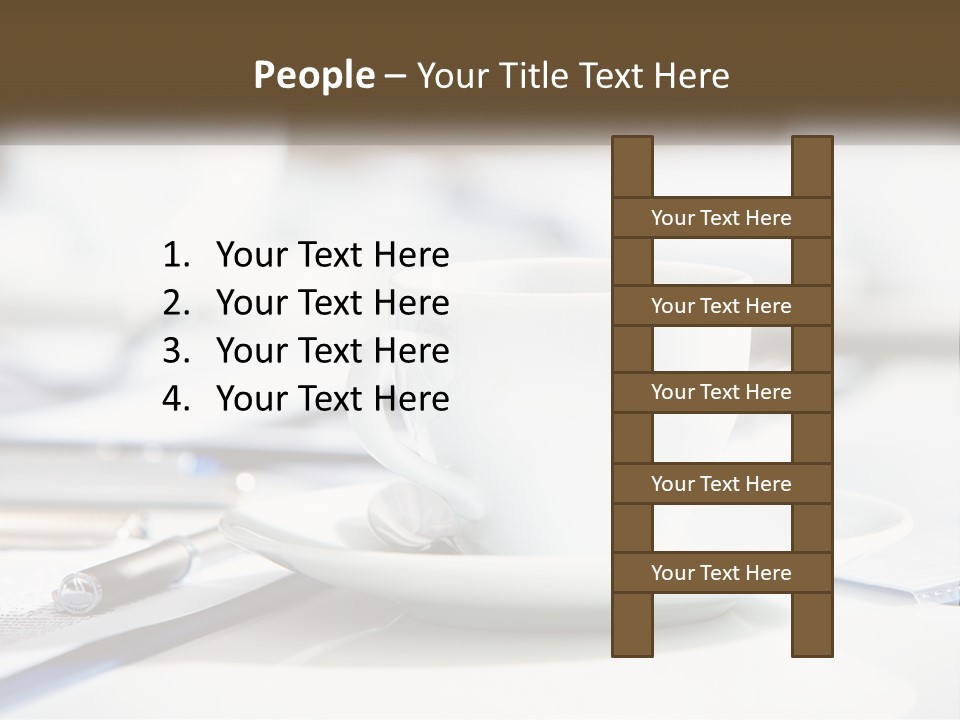 Drink Paper Business PowerPoint Template