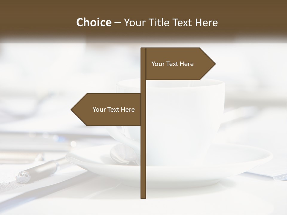 Drink Paper Business PowerPoint Template