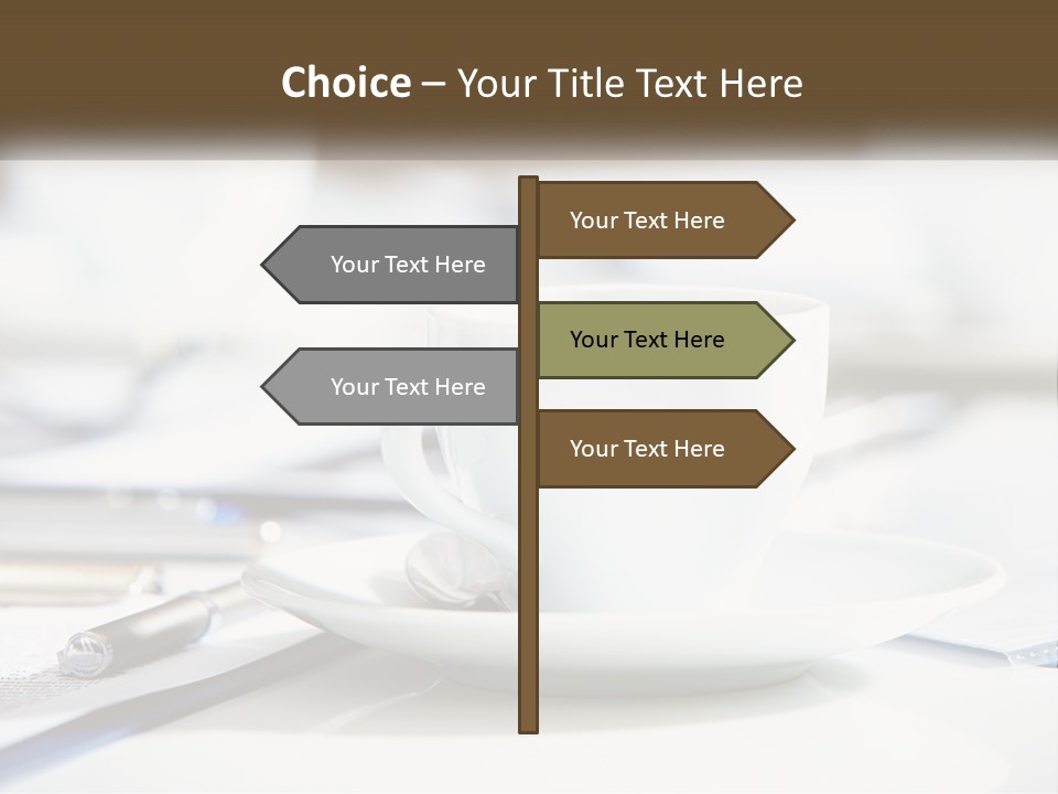 Drink Paper Business PowerPoint Template