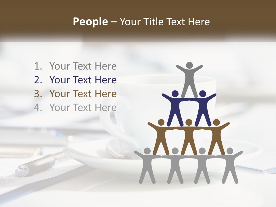 Drink Paper Business PowerPoint Template