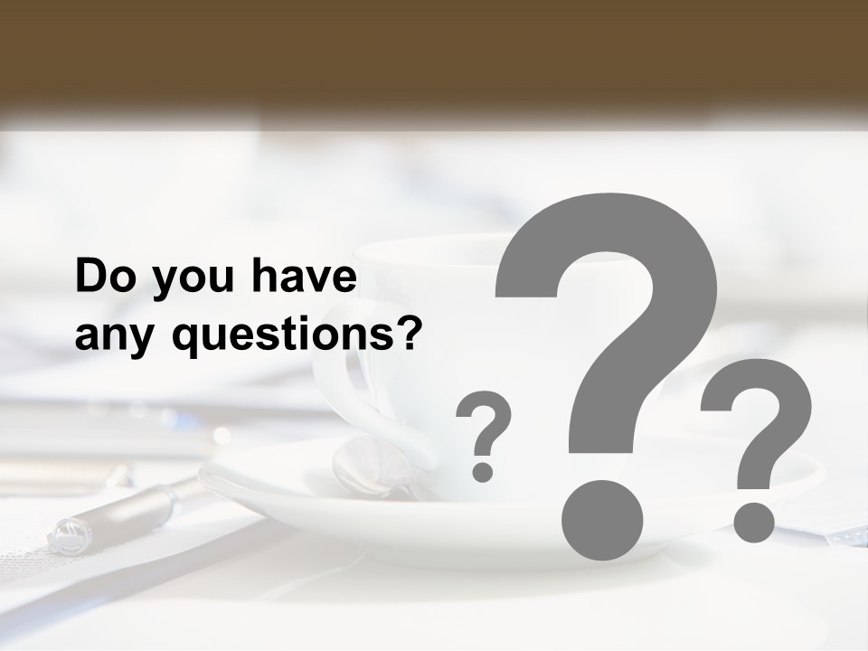 Drink Paper Business PowerPoint Template