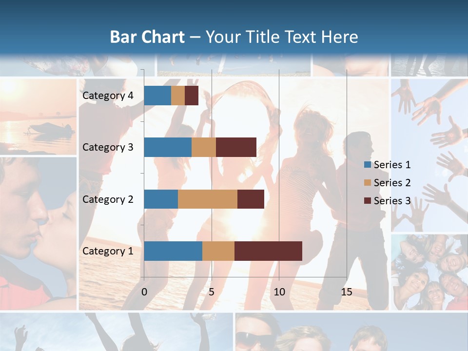 Collage Teen Hands PowerPoint Template