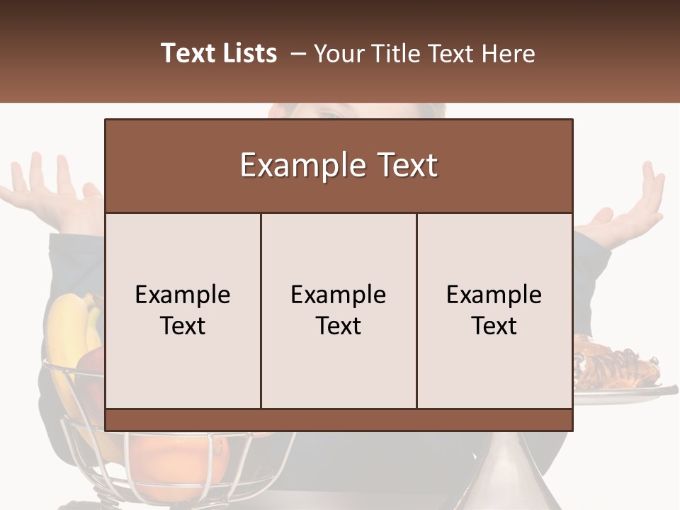 Choice Apple Thinking PowerPoint Template