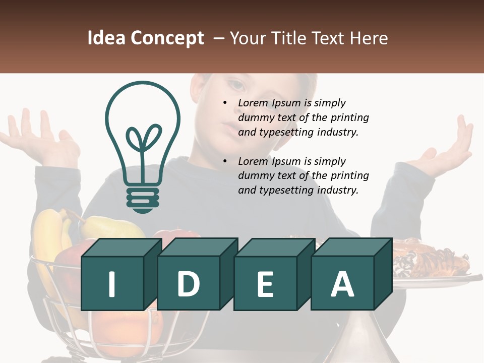 Choice Apple Thinking PowerPoint Template