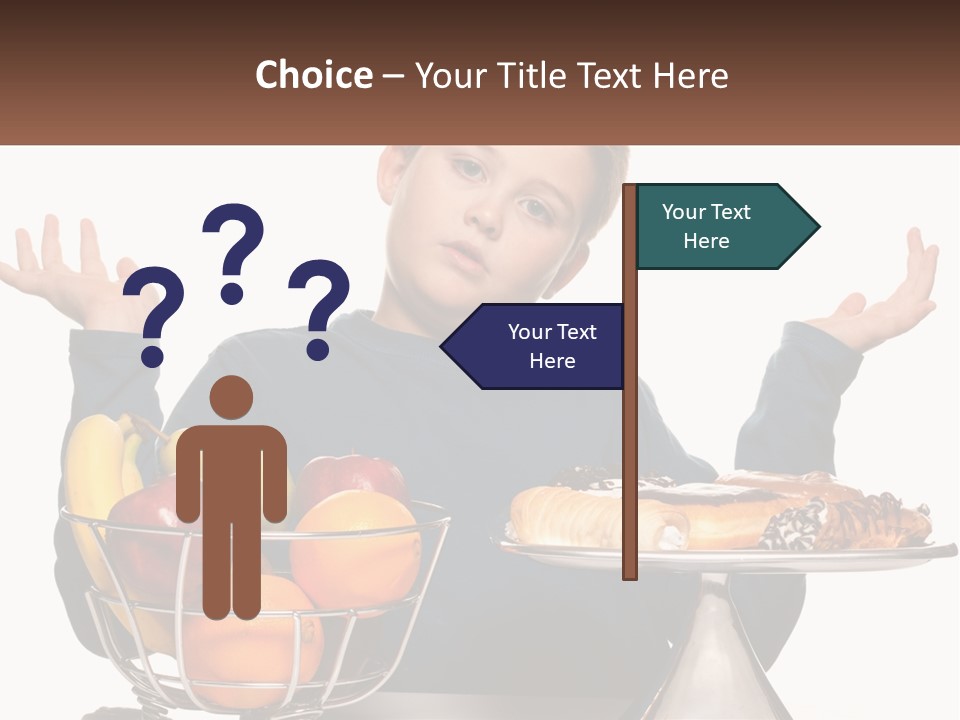 Choice Apple Thinking PowerPoint Template