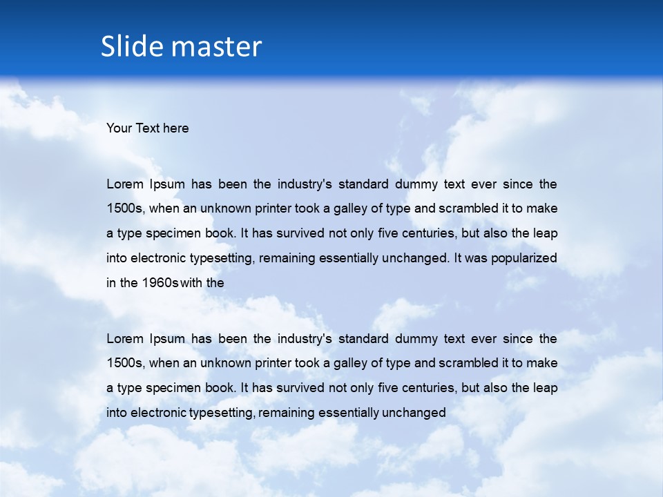 Sunlight View Softness PowerPoint Template