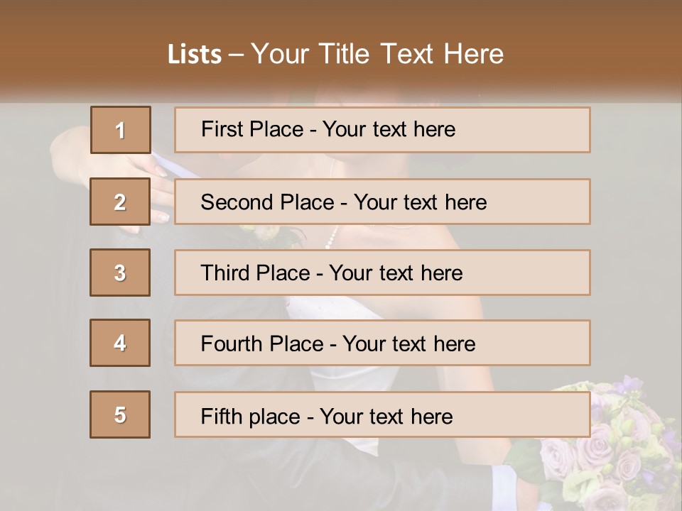 Cheerful Tie Happy PowerPoint Template