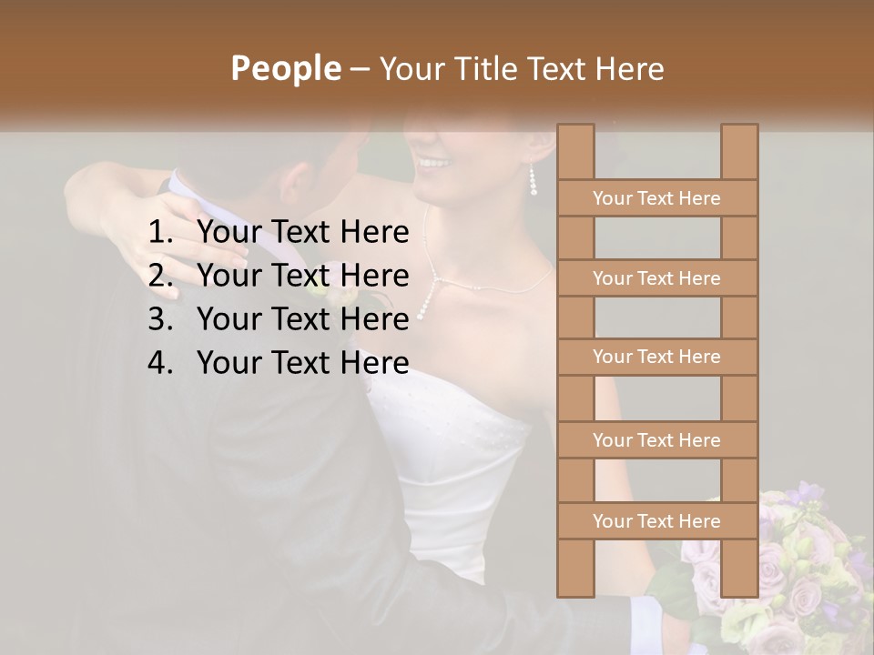 Cheerful Tie Happy PowerPoint Template