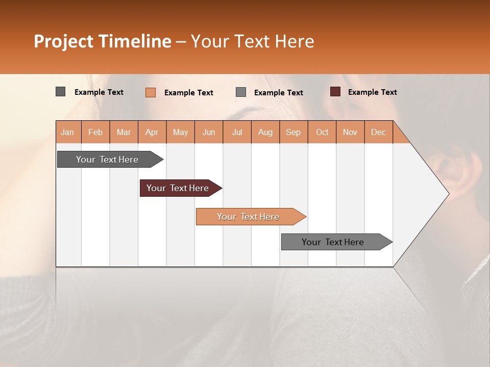A Man Kissing A Woman On The Cheek PowerPoint Template