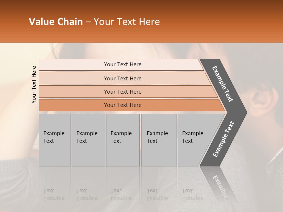 A Man Kissing A Woman On The Cheek PowerPoint Template