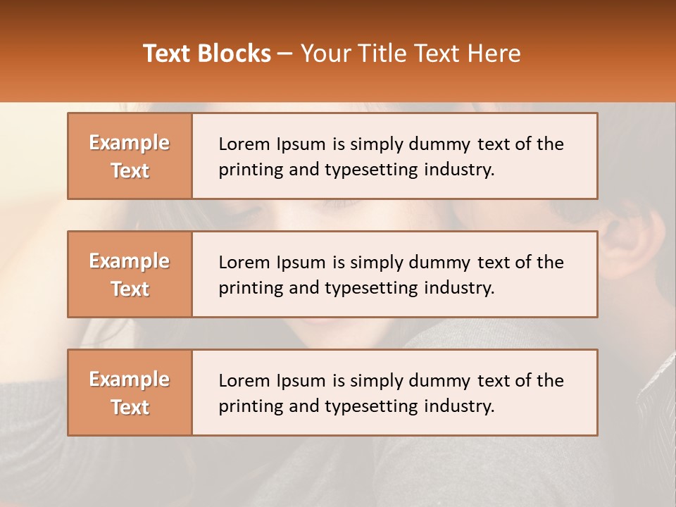 A Man Kissing A Woman On The Cheek PowerPoint Template