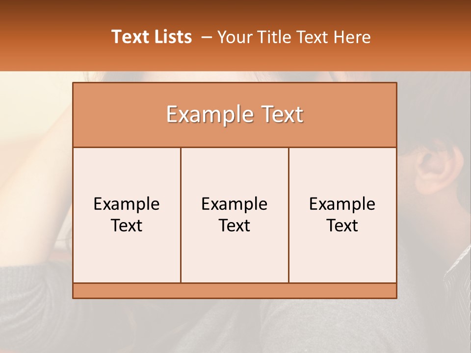 A Man Kissing A Woman On The Cheek PowerPoint Template