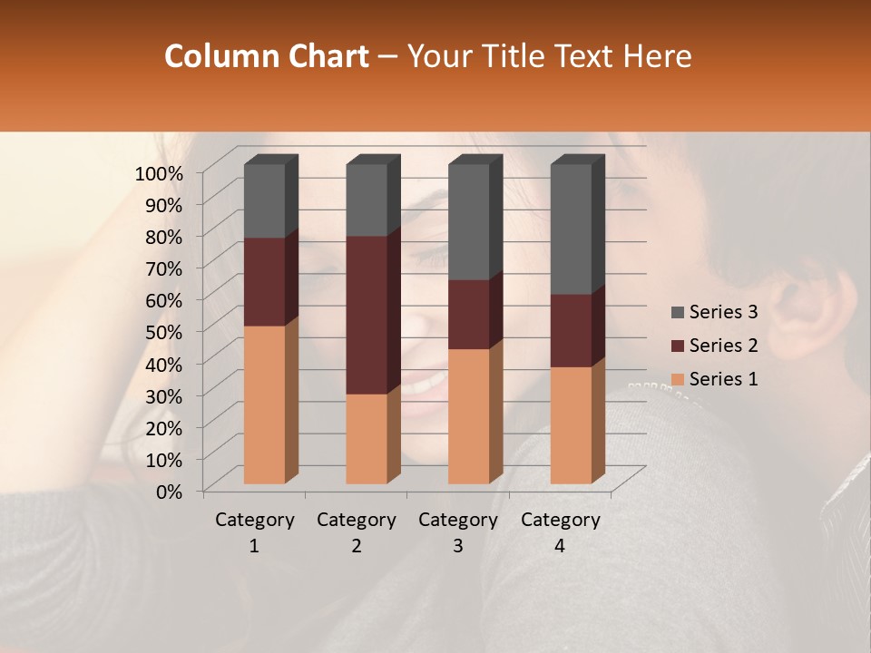 A Man Kissing A Woman On The Cheek PowerPoint Template