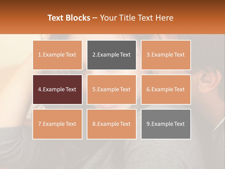 A Man Kissing A Woman On The Cheek PowerPoint Template