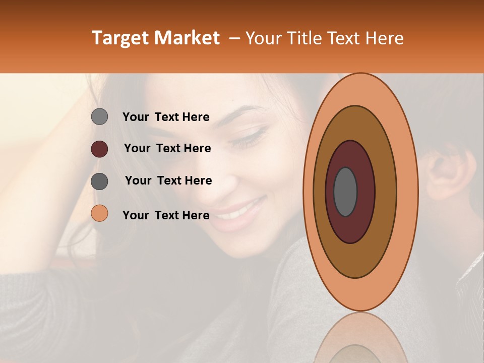 A Man Kissing A Woman On The Cheek PowerPoint Template