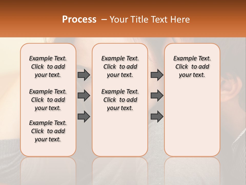 A Man Kissing A Woman On The Cheek PowerPoint Template