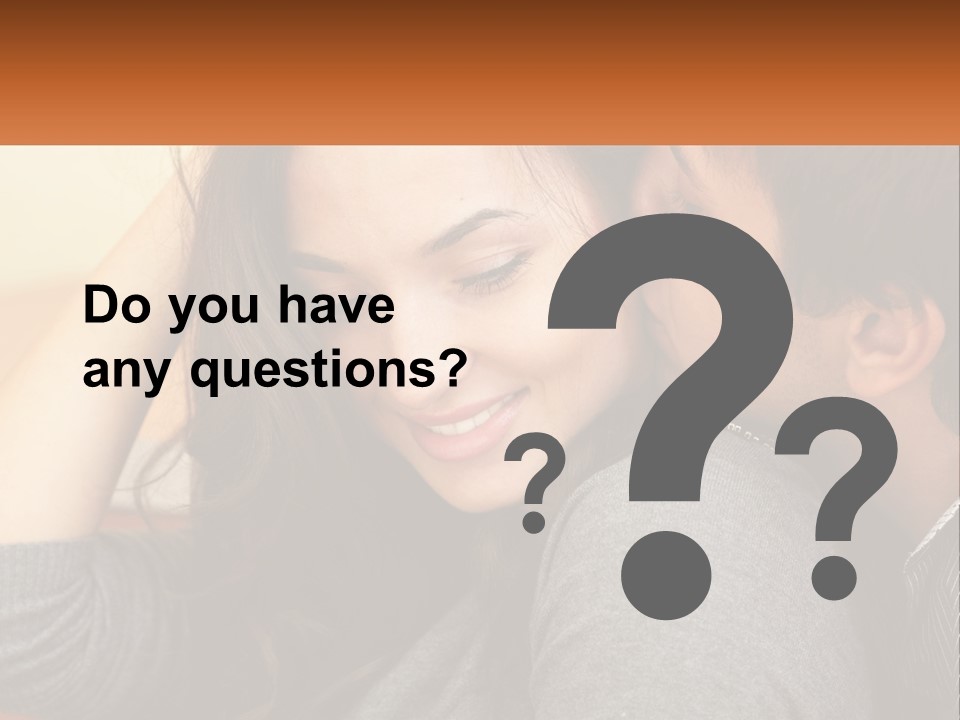 A Man Kissing A Woman On The Cheek PowerPoint Template