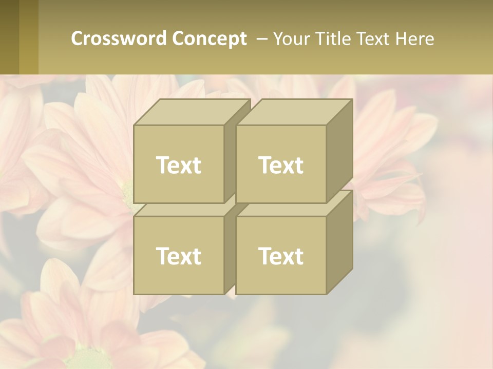 Bloom Autumn Bouquet PowerPoint Template