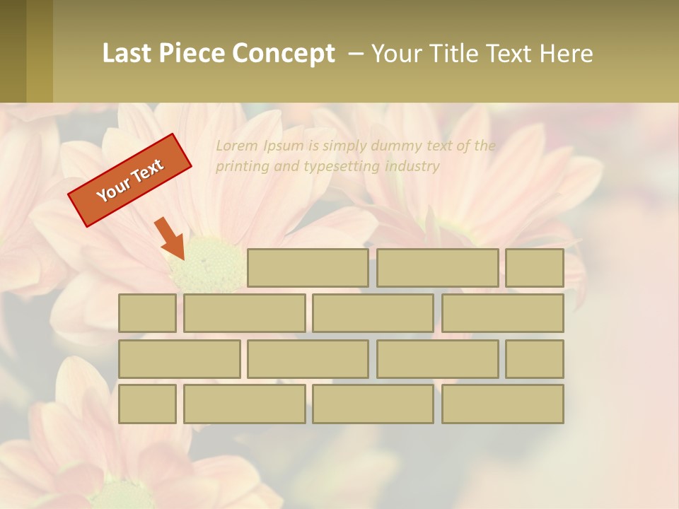Bloom Autumn Bouquet PowerPoint Template