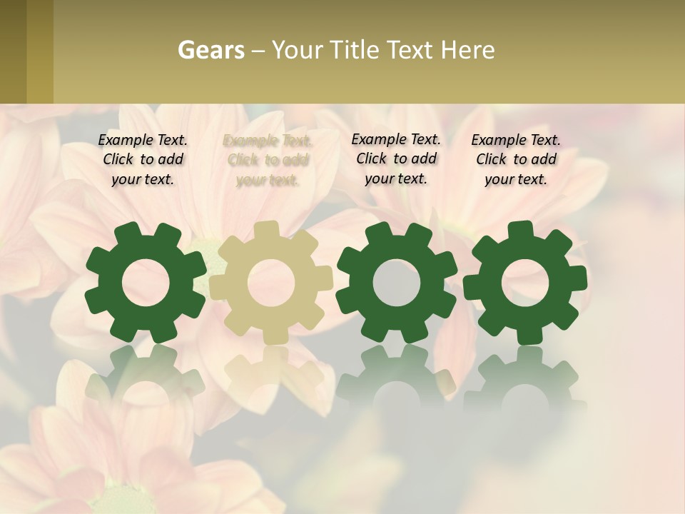 Bloom Autumn Bouquet PowerPoint Template