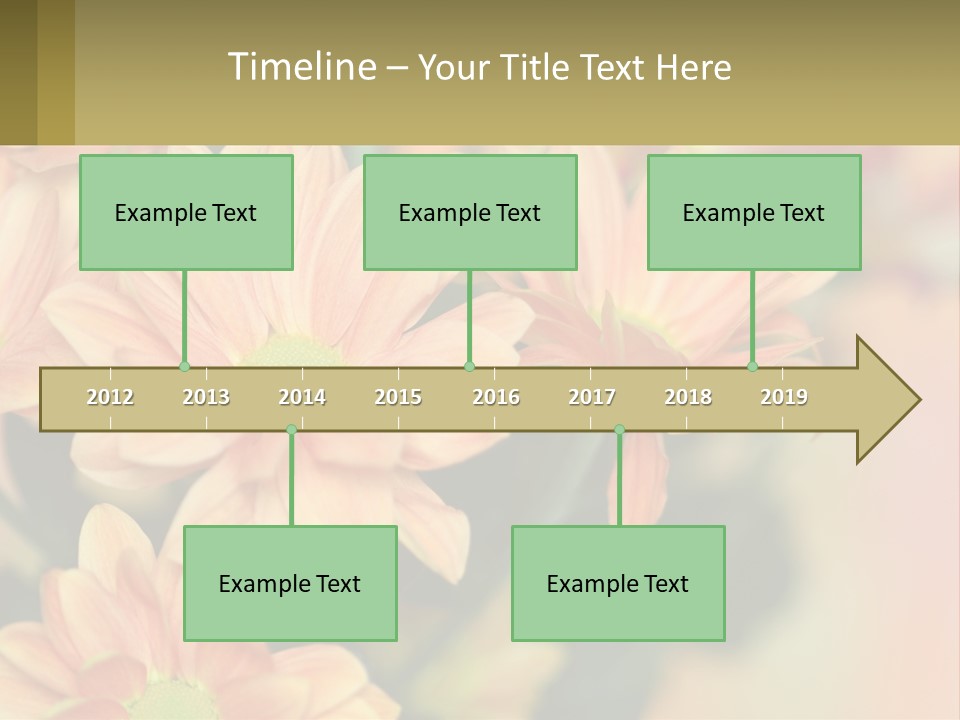 Bloom Autumn Bouquet PowerPoint Template