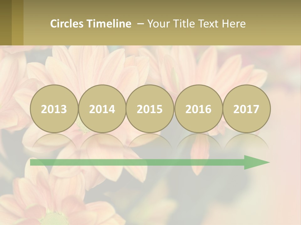 Bloom Autumn Bouquet PowerPoint Template