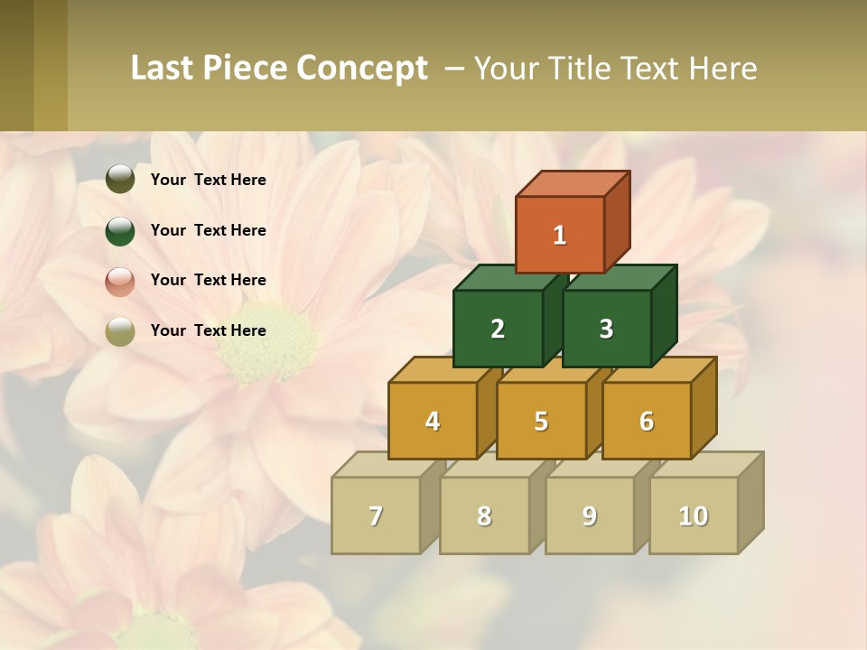 Bloom Autumn Bouquet PowerPoint Template