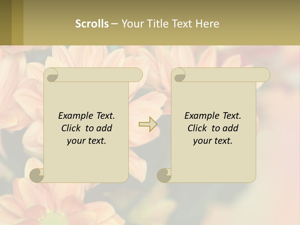 Bloom Autumn Bouquet PowerPoint Template