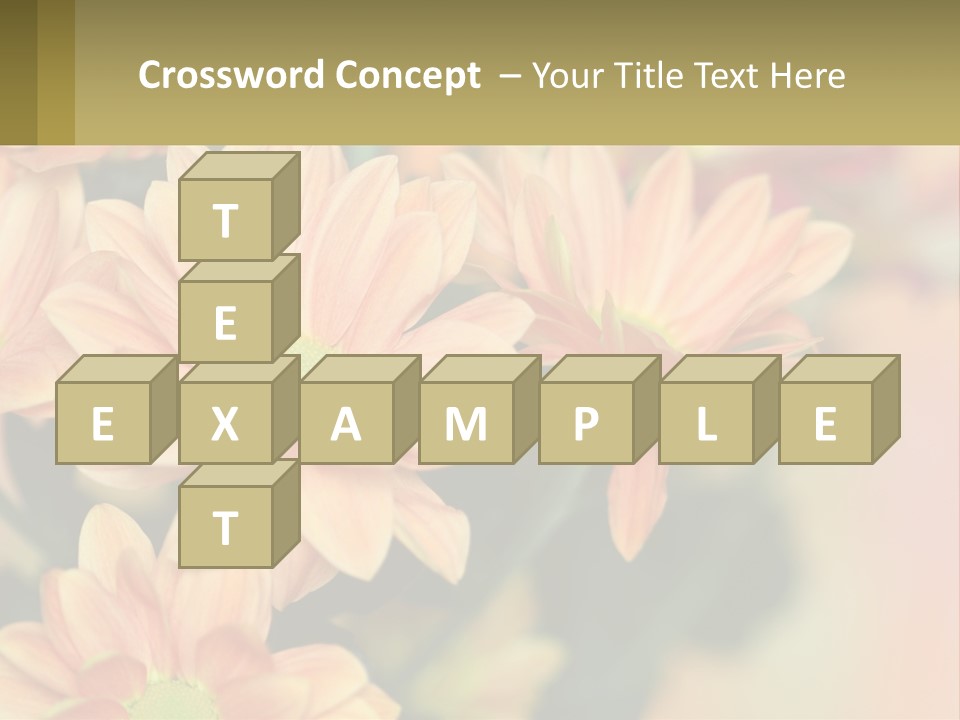 Bloom Autumn Bouquet PowerPoint Template