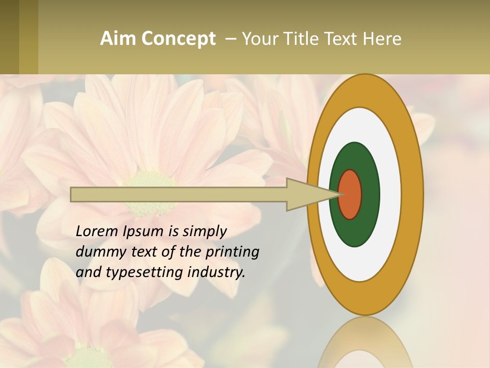 Bloom Autumn Bouquet PowerPoint Template