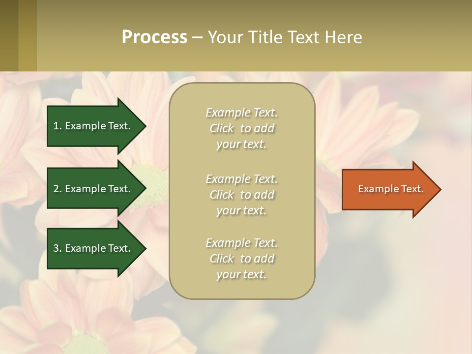 Bloom Autumn Bouquet PowerPoint Template
