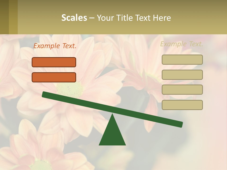 Bloom Autumn Bouquet PowerPoint Template